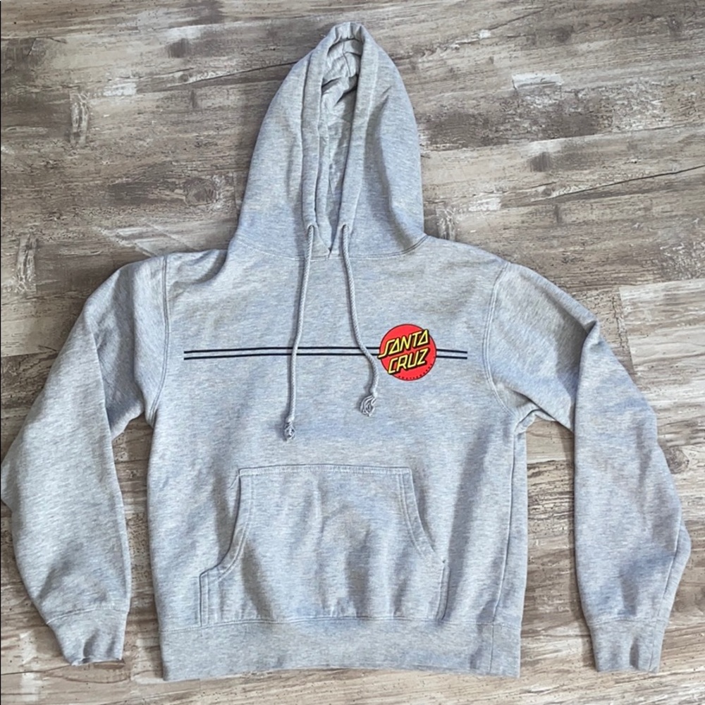 Gray Santa Cruz sweatshirt